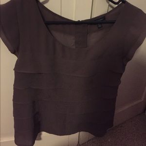 AE cheeky and shear purple top